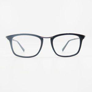 John Varvatos V375 53mm Black Acetate and Silver Metal New Men's Eyeglasses.